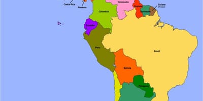Mapa de Belice américa do sur