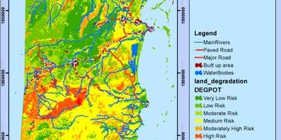 Mapa de Belice clima