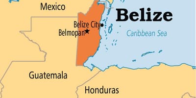 Mapa de belmopan Belice