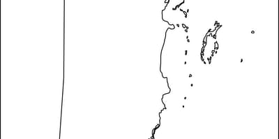 Mapa de branco Belice